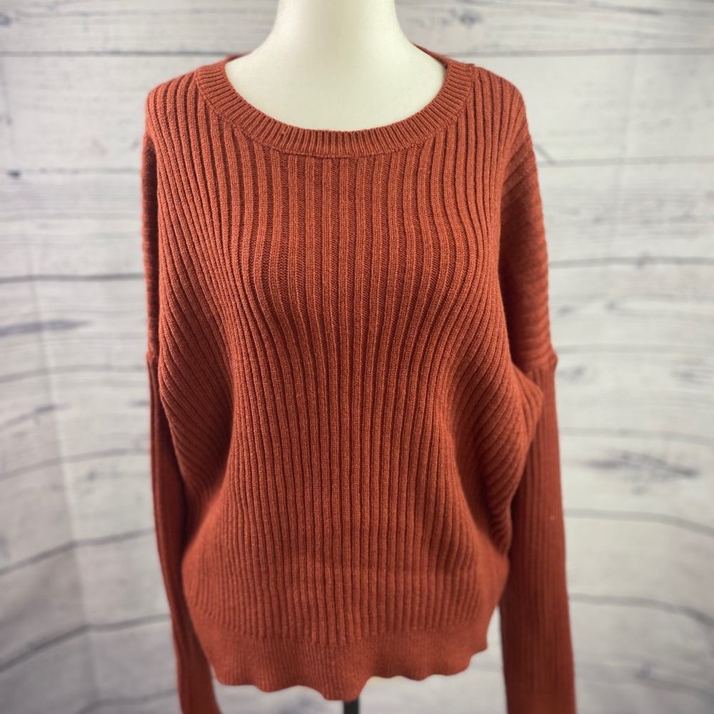 Day&Night Rust cable knit sweater